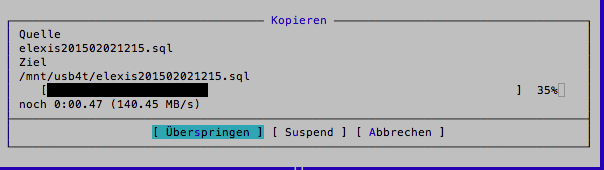 Kopie auf USB